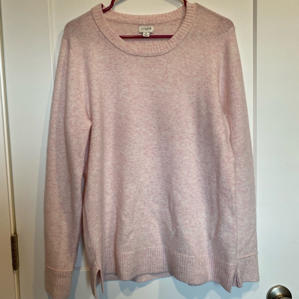 J. Crew light pink sweater